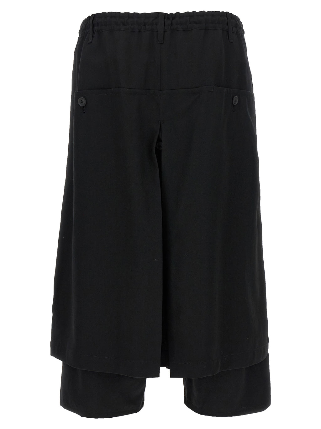 Black Wool Knee Length