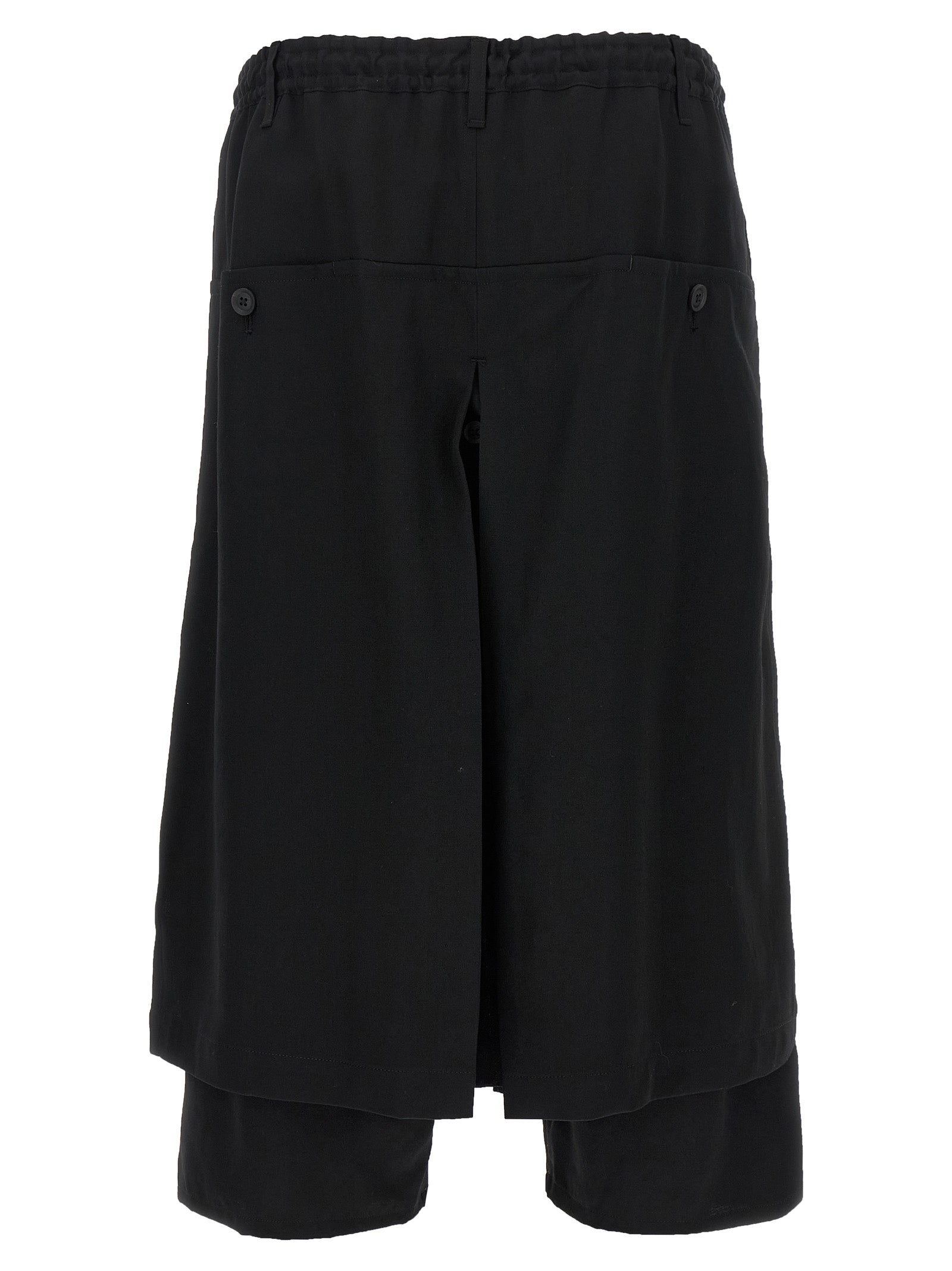 Black Wool Knee Length