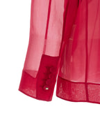Fuchsia Silk Blazer