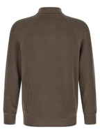 Brown Cotton Polo Shirt