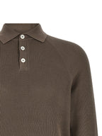 Brown Cotton Polo Shirt