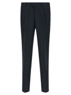 Blue Silk Two-Piece Suit
