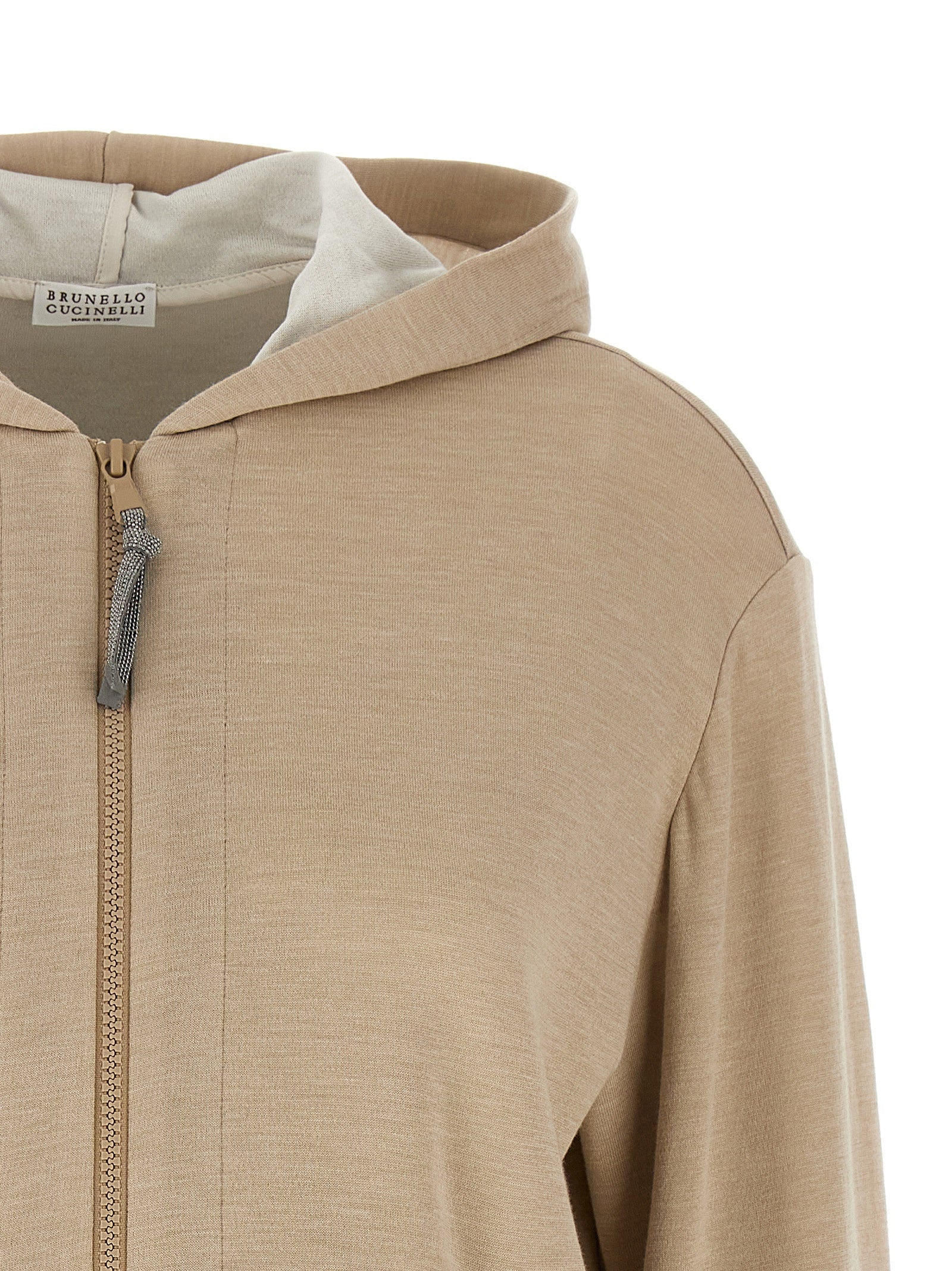 Beige Cotton Cardigan