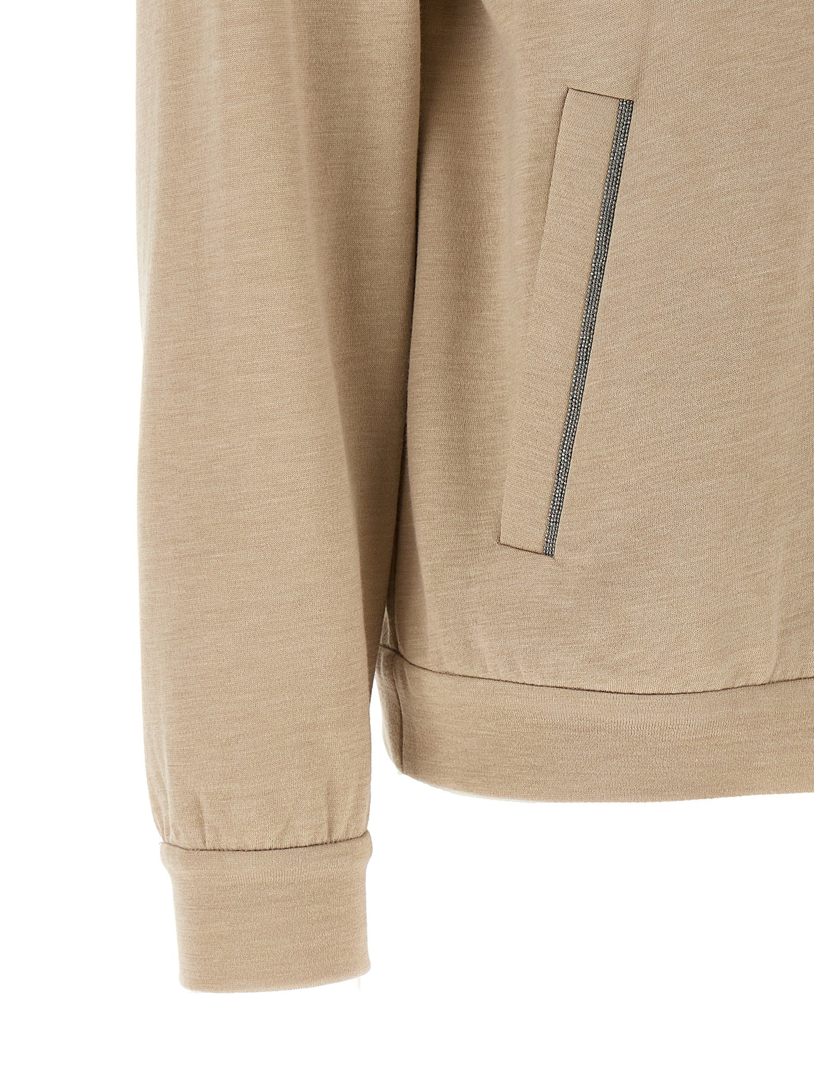 Beige Cotton Cardigan
