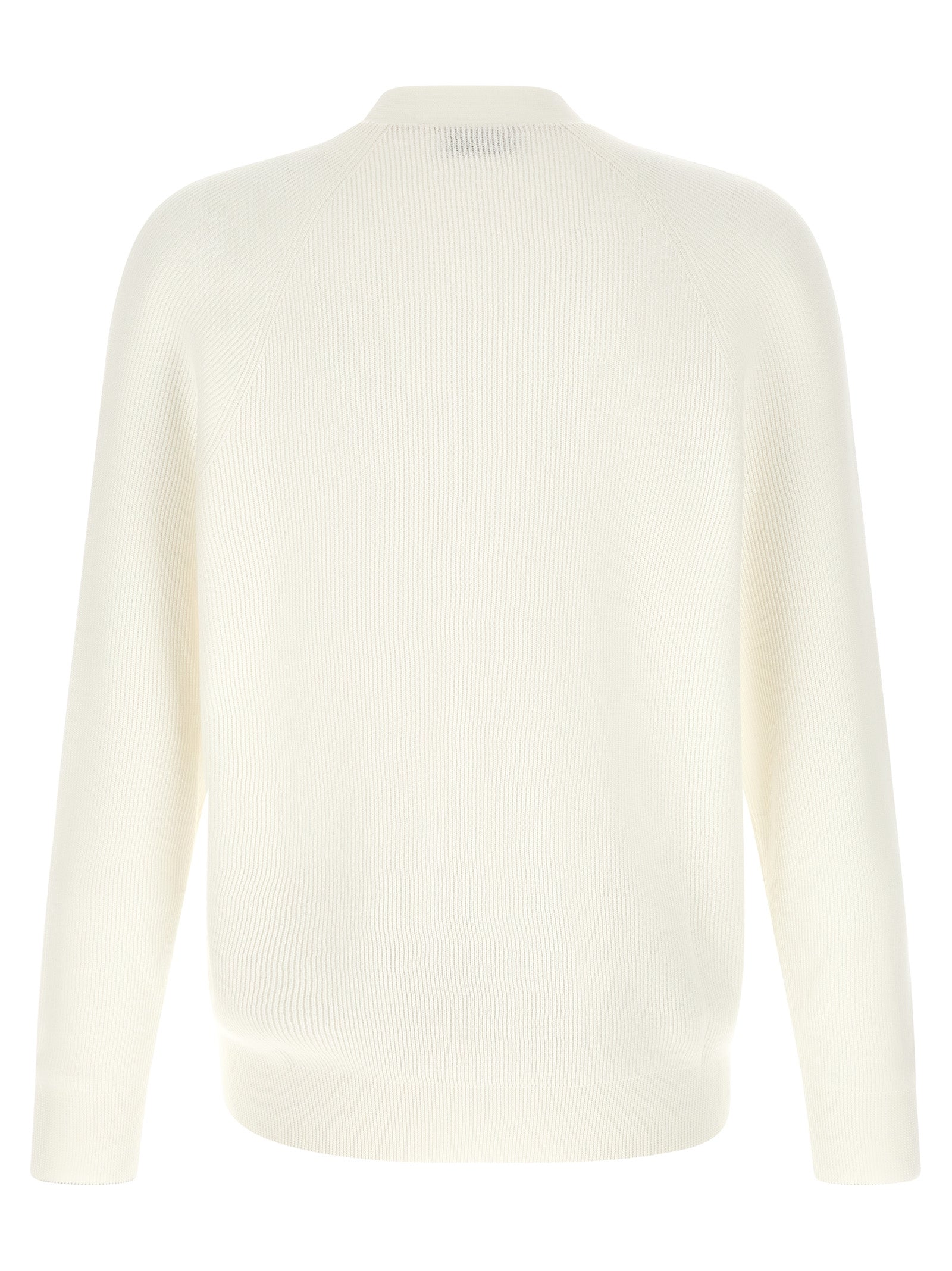 White Cotton Cardigan