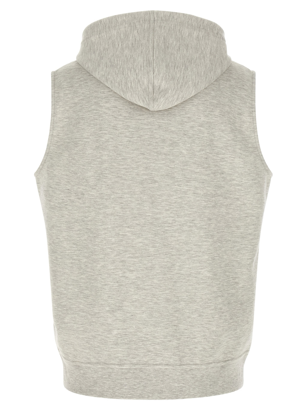 Gray Cotton Sleeveless Jacket