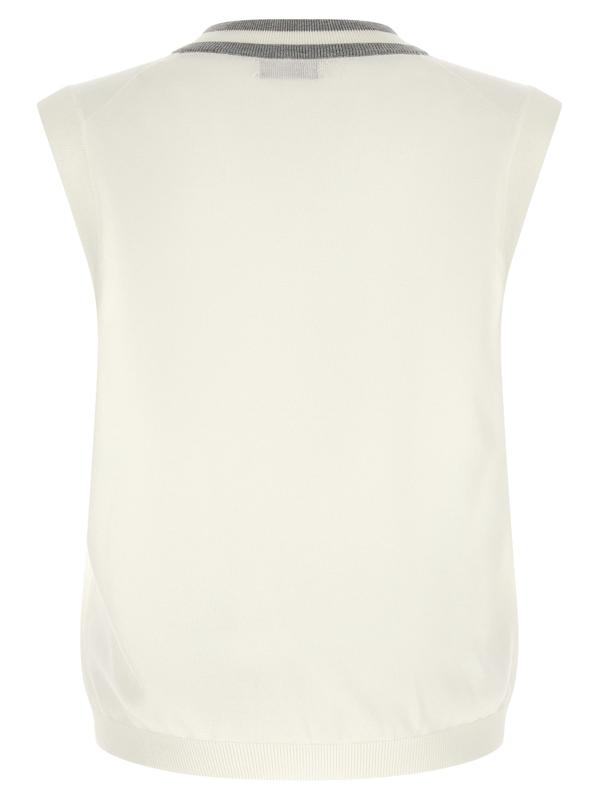 White Cotton Sweatshirt