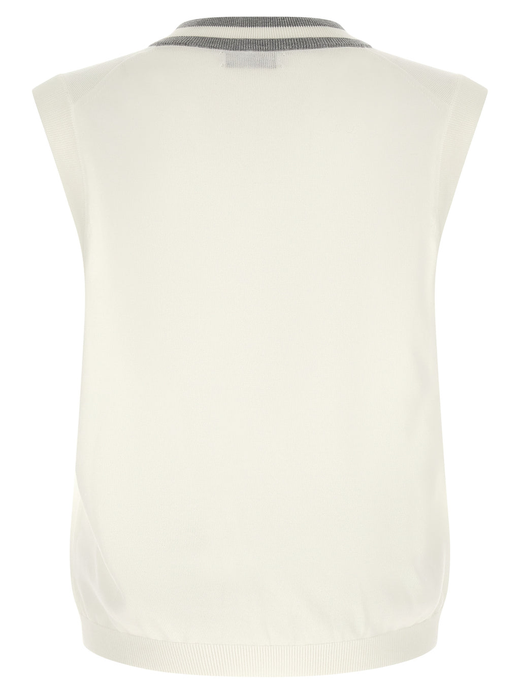 White Cotton Sweatshirt