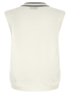 White Cotton Sweatshirt