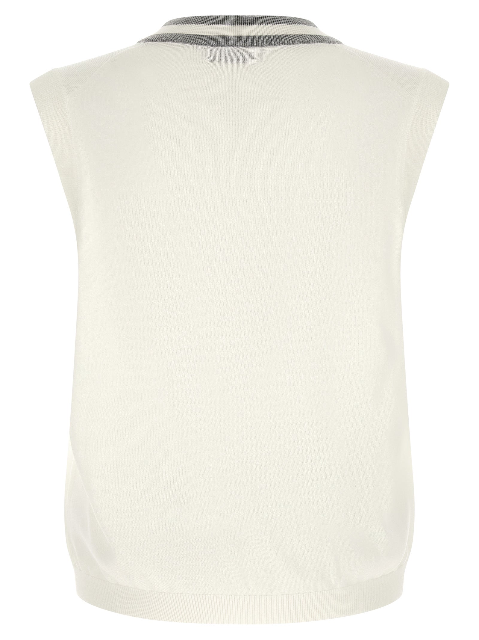 White Cotton Sweatshirt