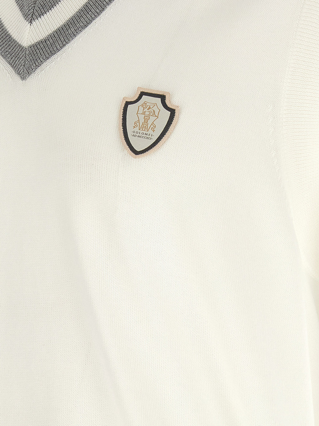 White Cotton Sweatshirt
