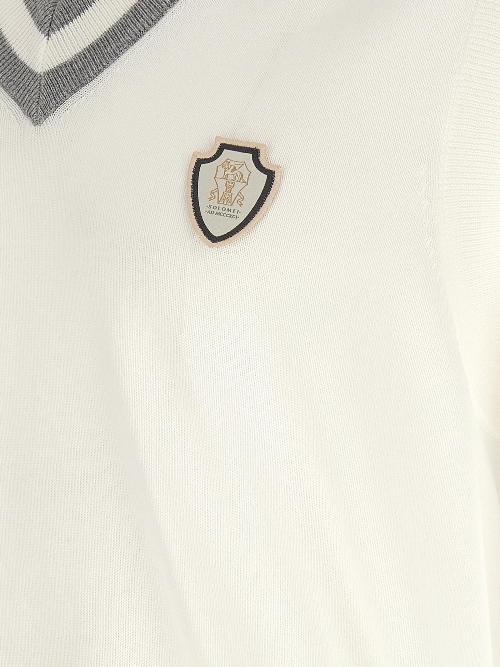 White Cotton Sweatshirt