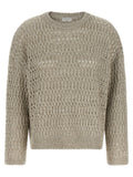 Beige Linen Cardigan