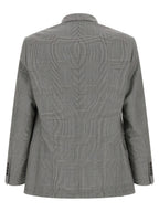 Gray Virgin Wool Blazer