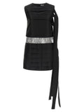 Black Silk Short Dress