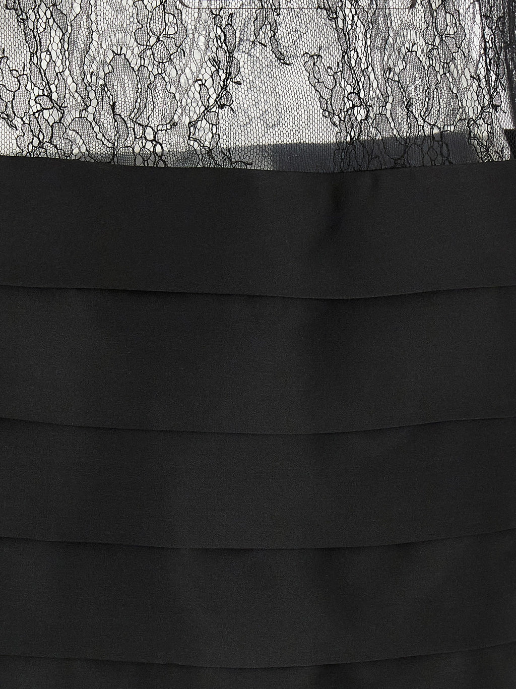 Black Silk Short Dress