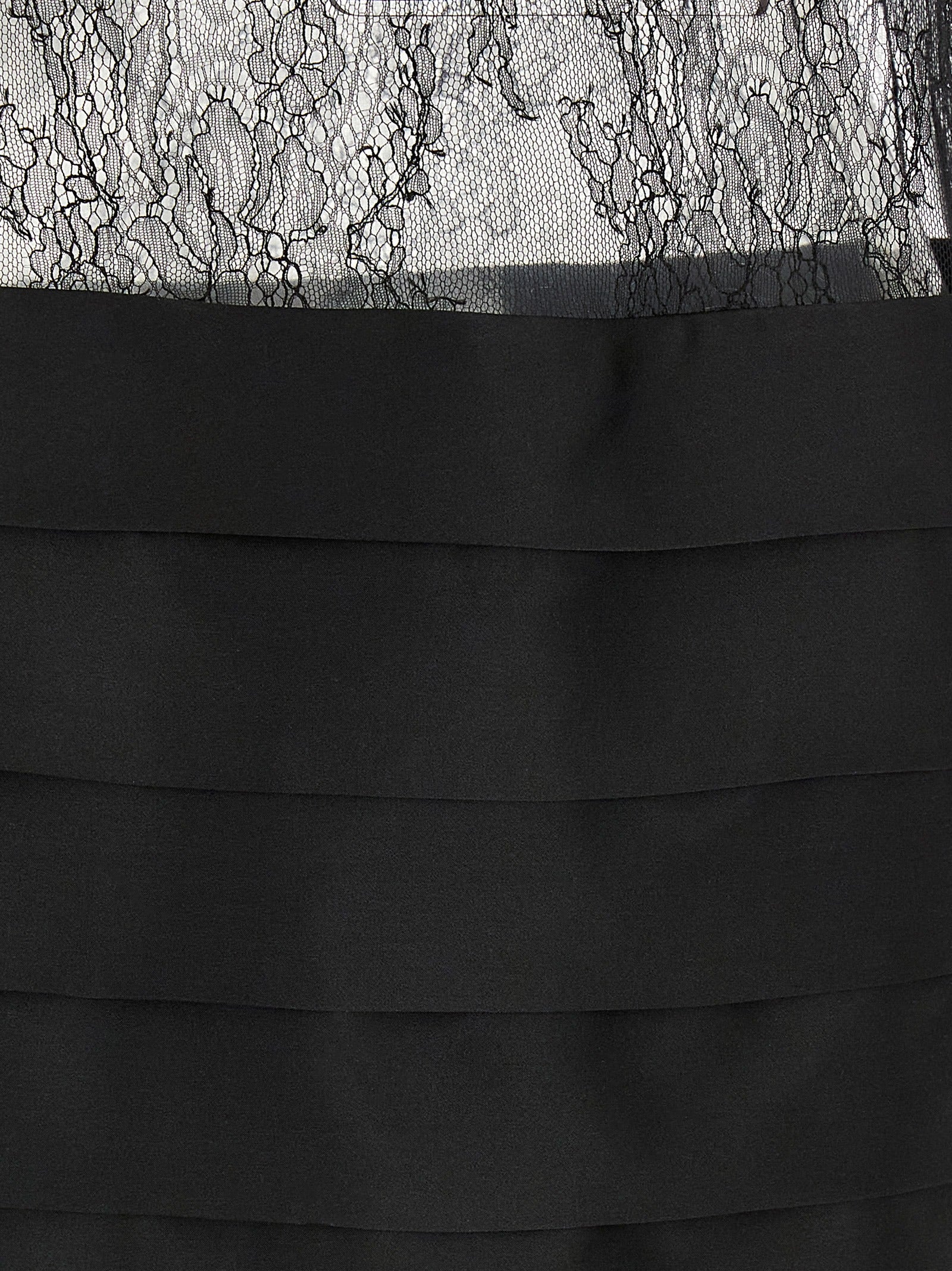 Black Silk Short Dress