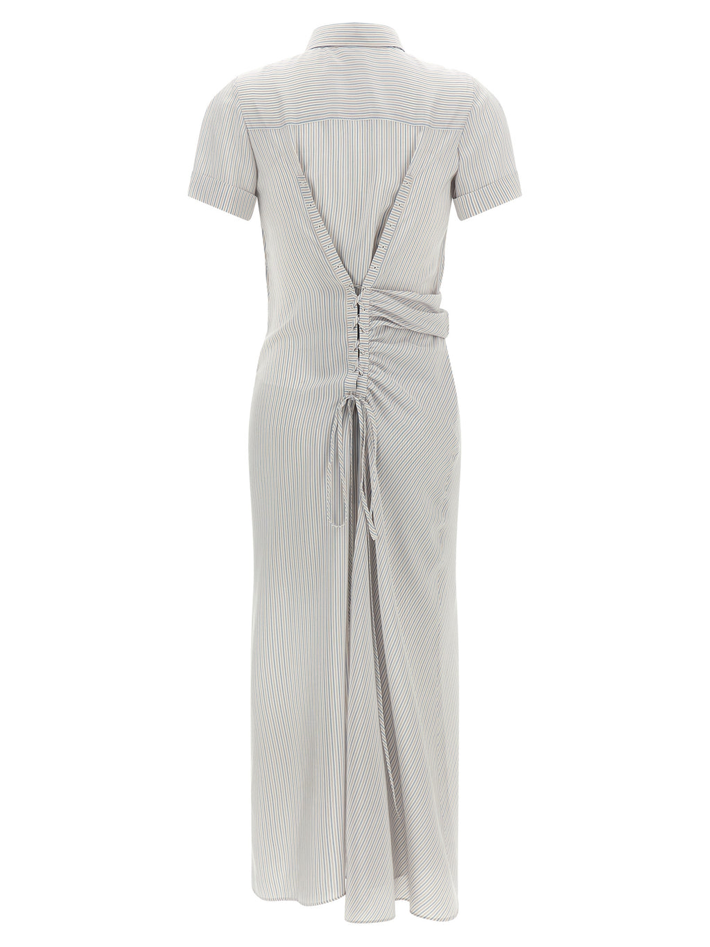 Multicolor Silk Long Dress