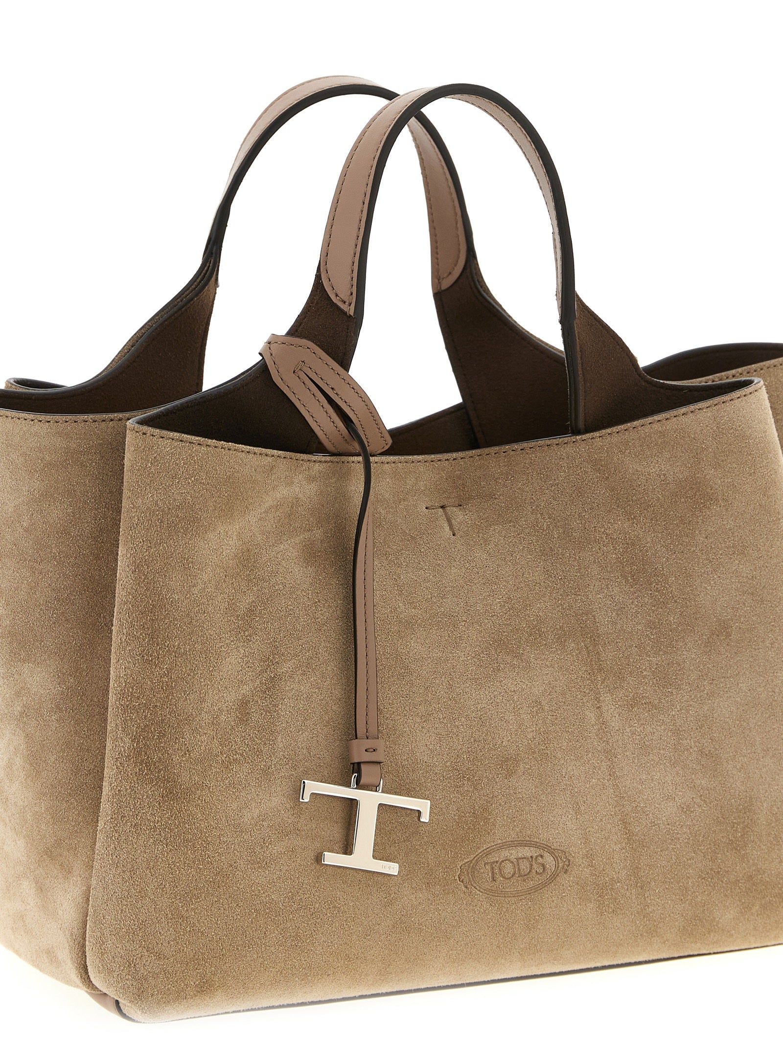 Beige Calfskin Handbag