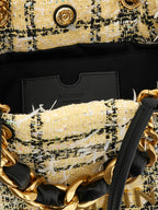 Multicolor Polyester Tote Bag