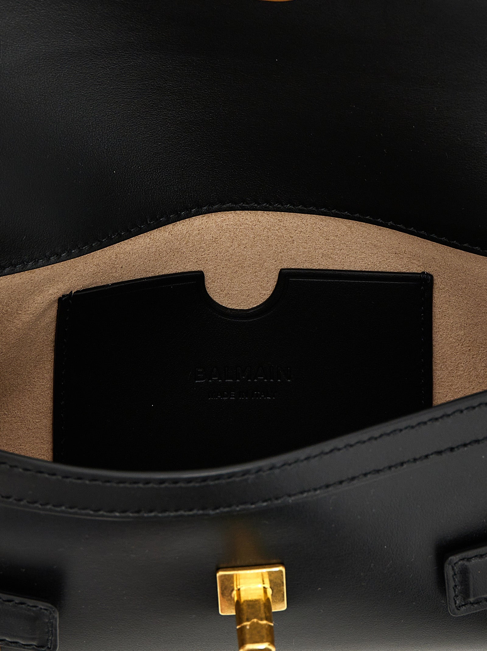 Black Calfskin Clutch Bag