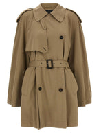 Beige Cotton Coat