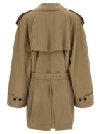 Beige Cotton Coat
