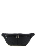 Black Polyester Crossbody Bag