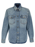 Blue Cotton Blouse