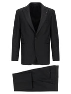 Black Virgin Wool Two-Piece Suit