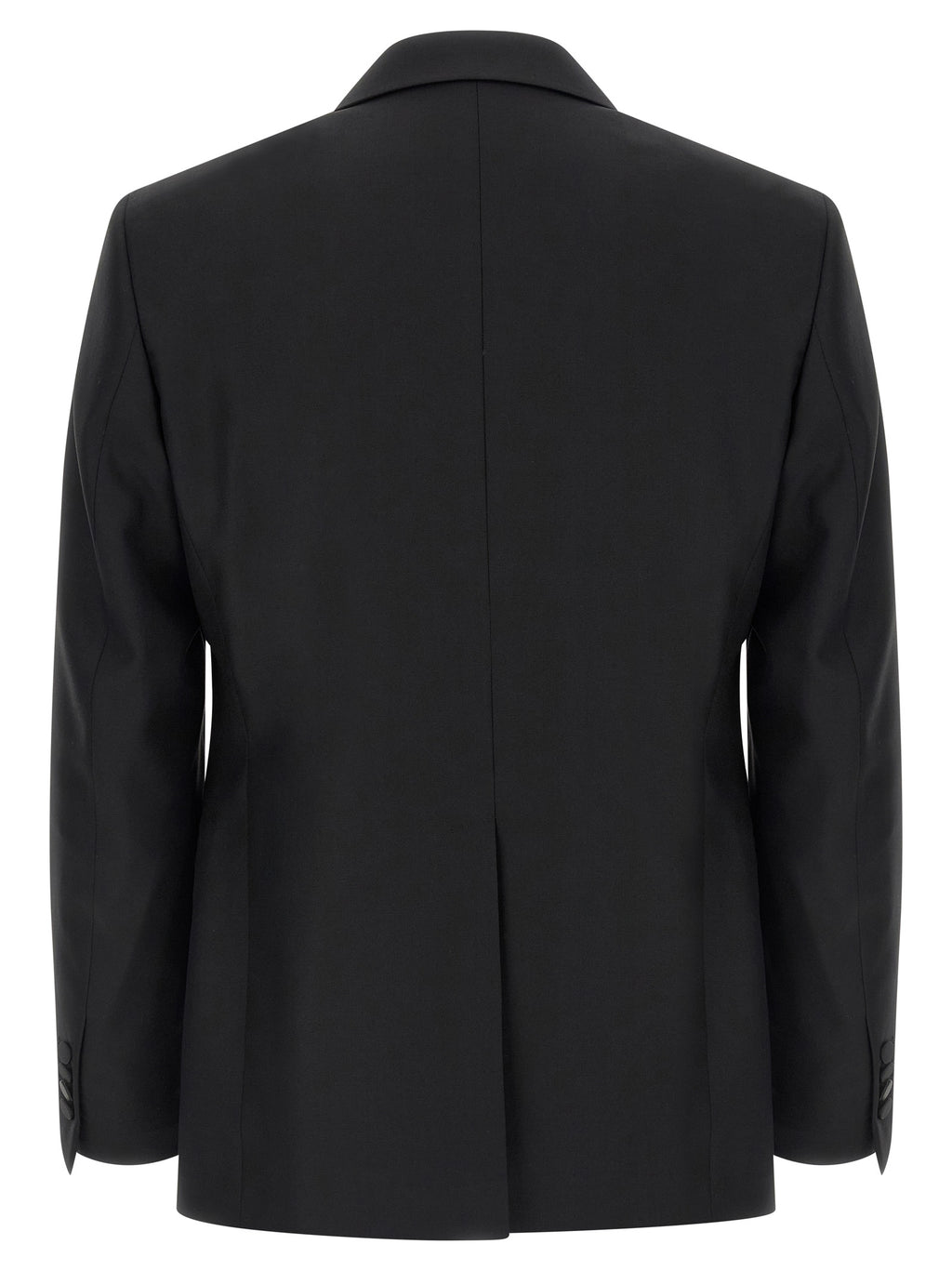 Black Virgin Wool Two-Piece Suit