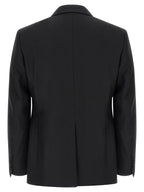 Black Virgin Wool Two-Piece Suit