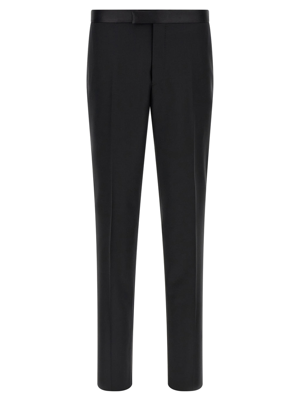 Black Virgin Wool Two-Piece Suit