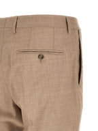 Beige Virgin Wool Two-Piece Suit