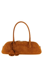 Brown Calfskin Shoulder Bag