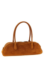 Brown Calfskin Shoulder Bag