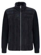 Blue Virgin Wool Full-Length Jacket