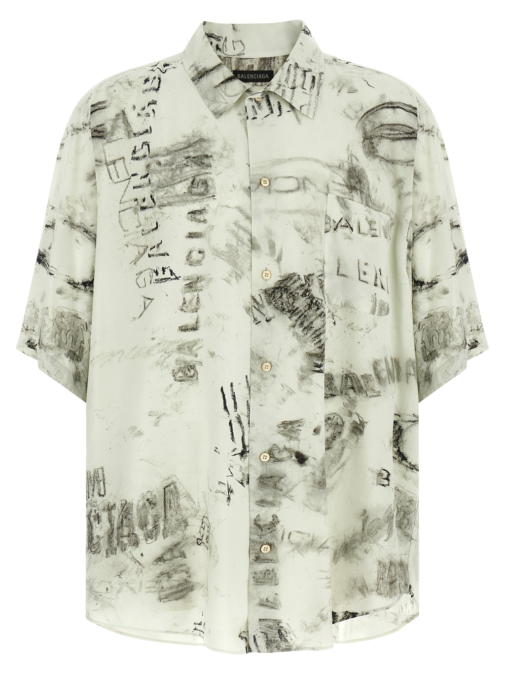 Gray Viscose Blouse