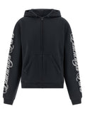 Black Cotton Sweatshirt