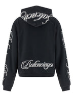 Black Cotton Sweatshirt