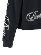 Black Cotton Sweatshirt