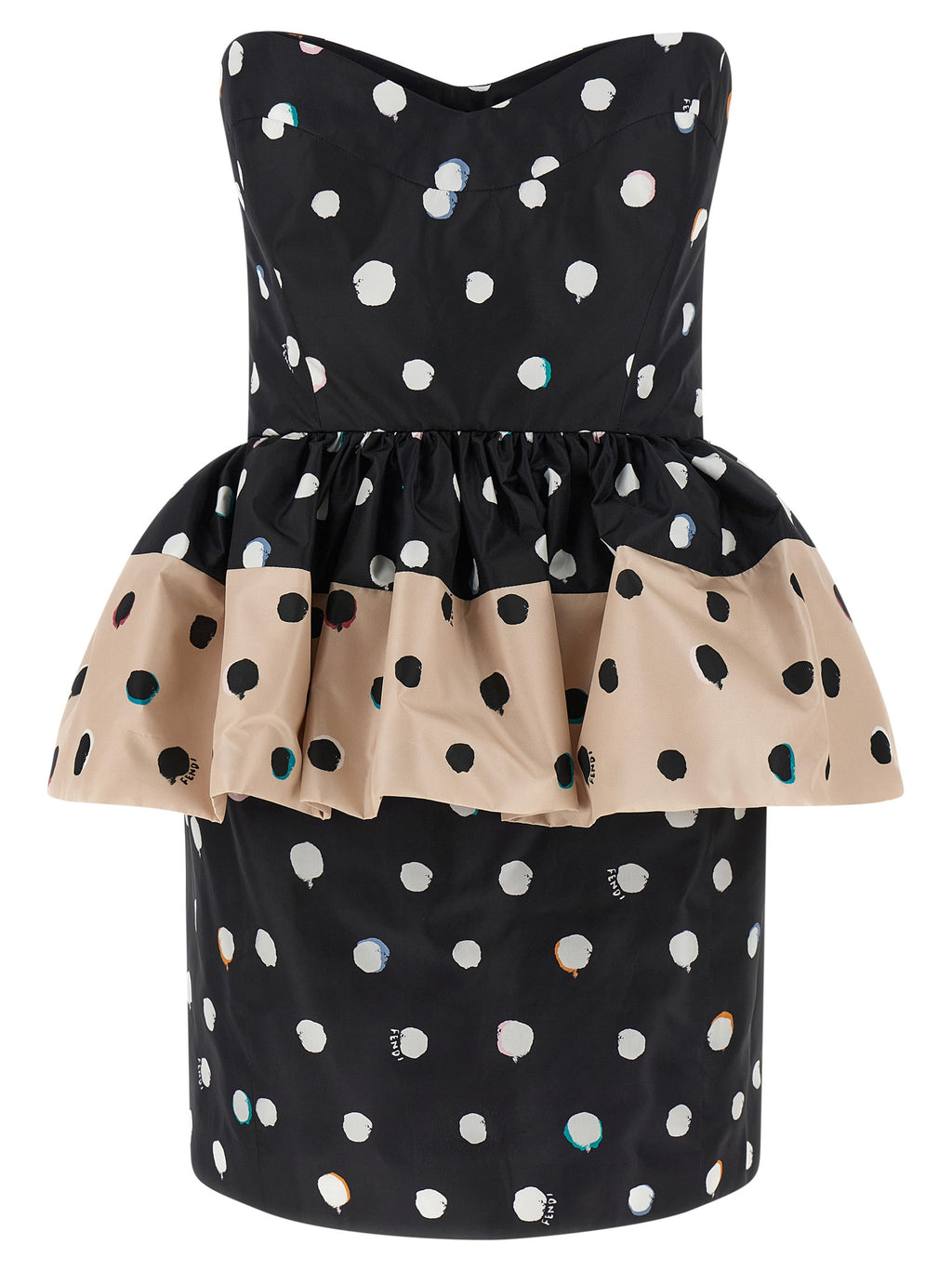 Black Silk Short Dress