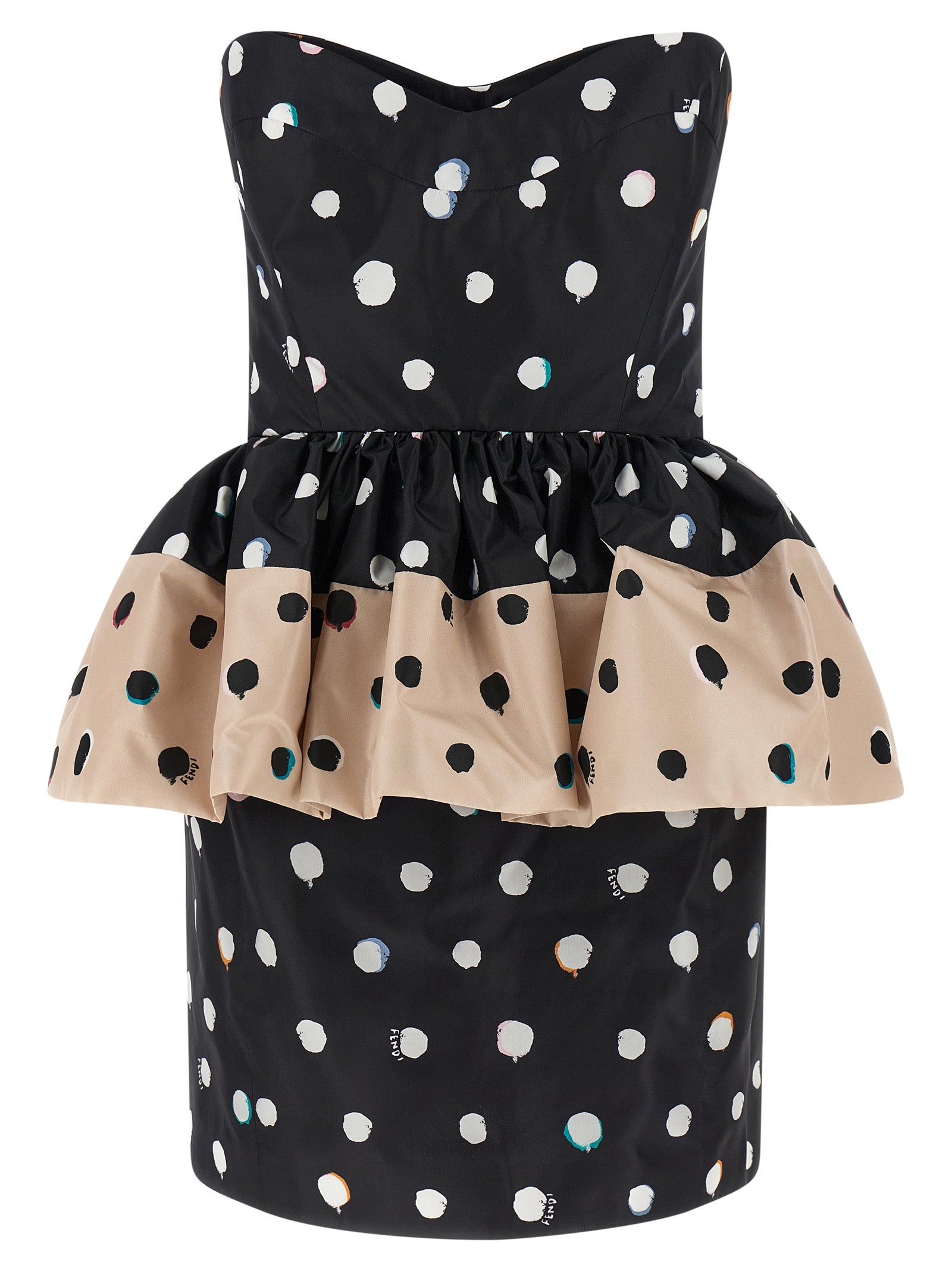 Black Silk Short Dress