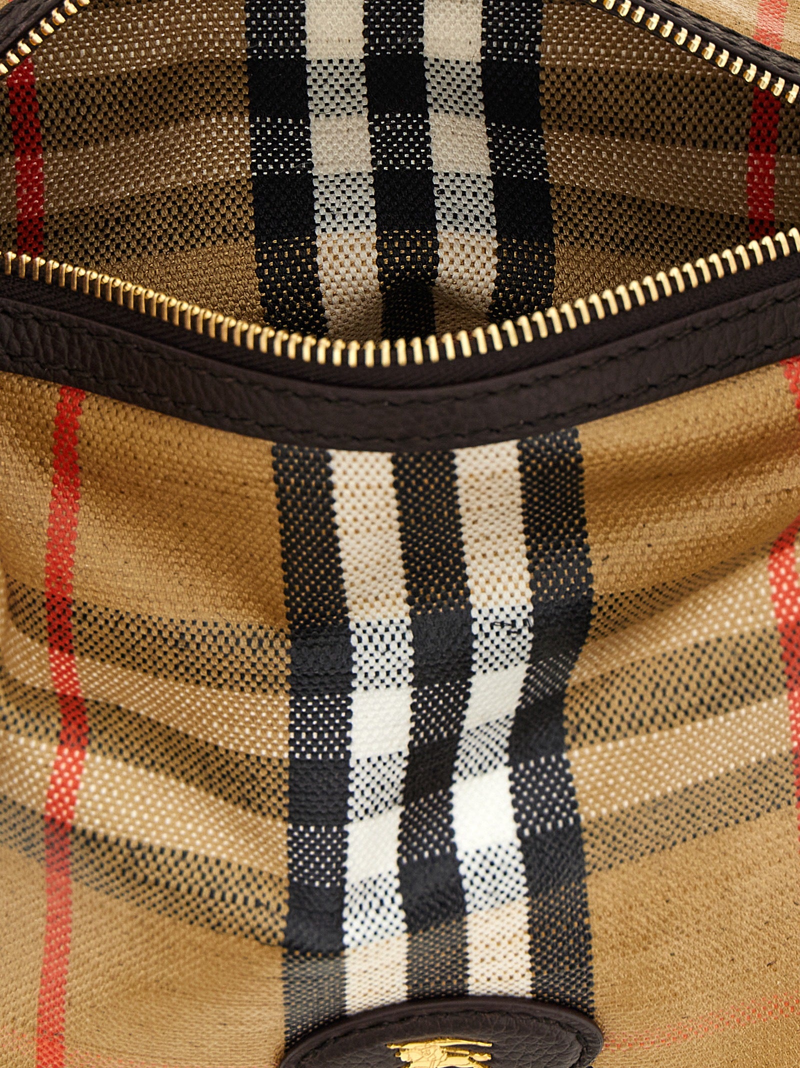 Beige Cotton Handbag