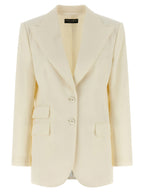 White Virgin Wool Blazer
