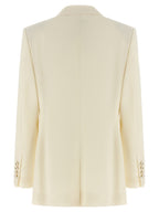 White Virgin Wool Blazer