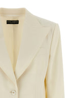 White Virgin Wool Blazer