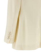 White Virgin Wool Blazer