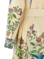 Multicolor Cotton Long Dress