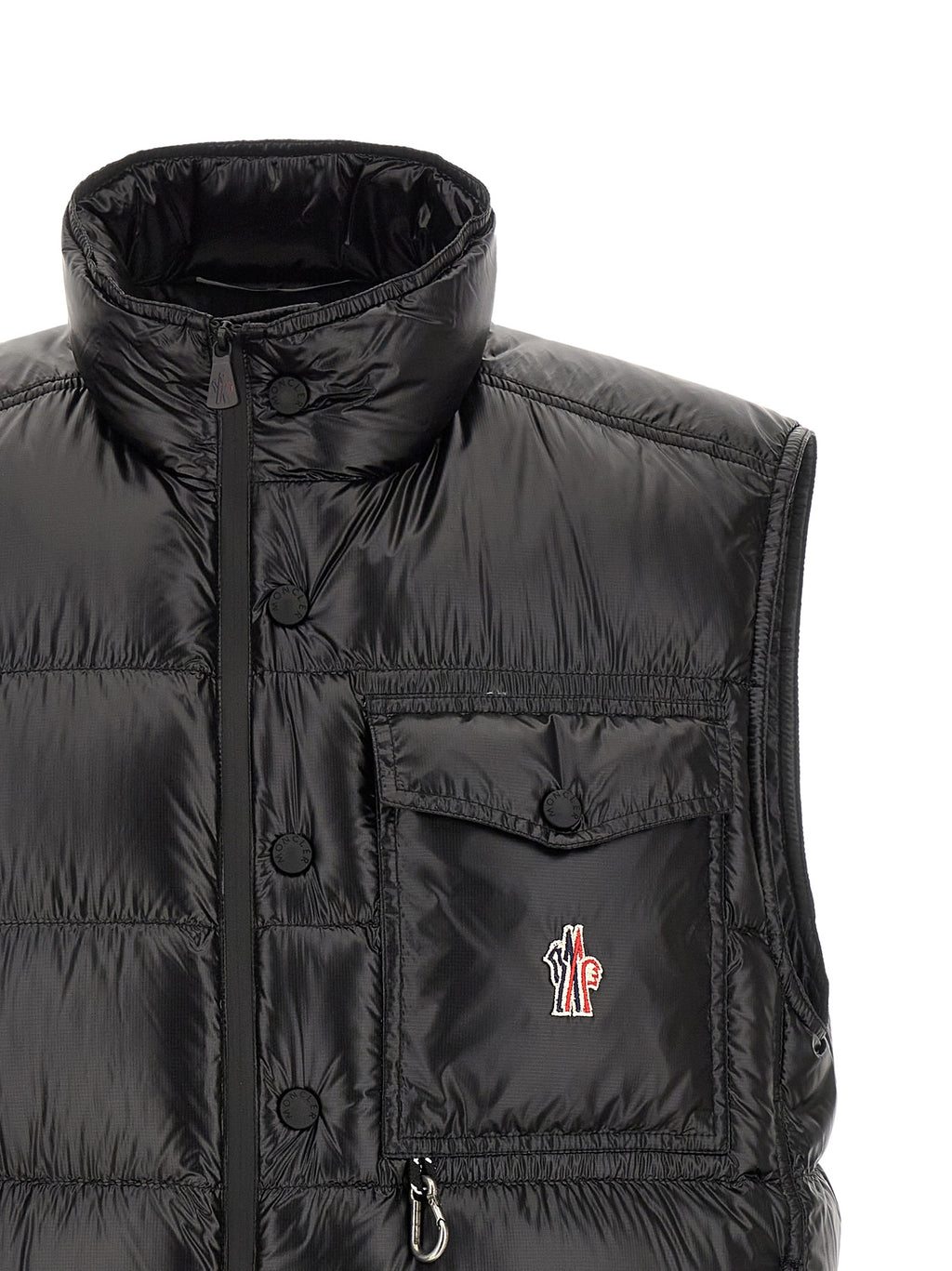 Black Polyester Shell Jacket